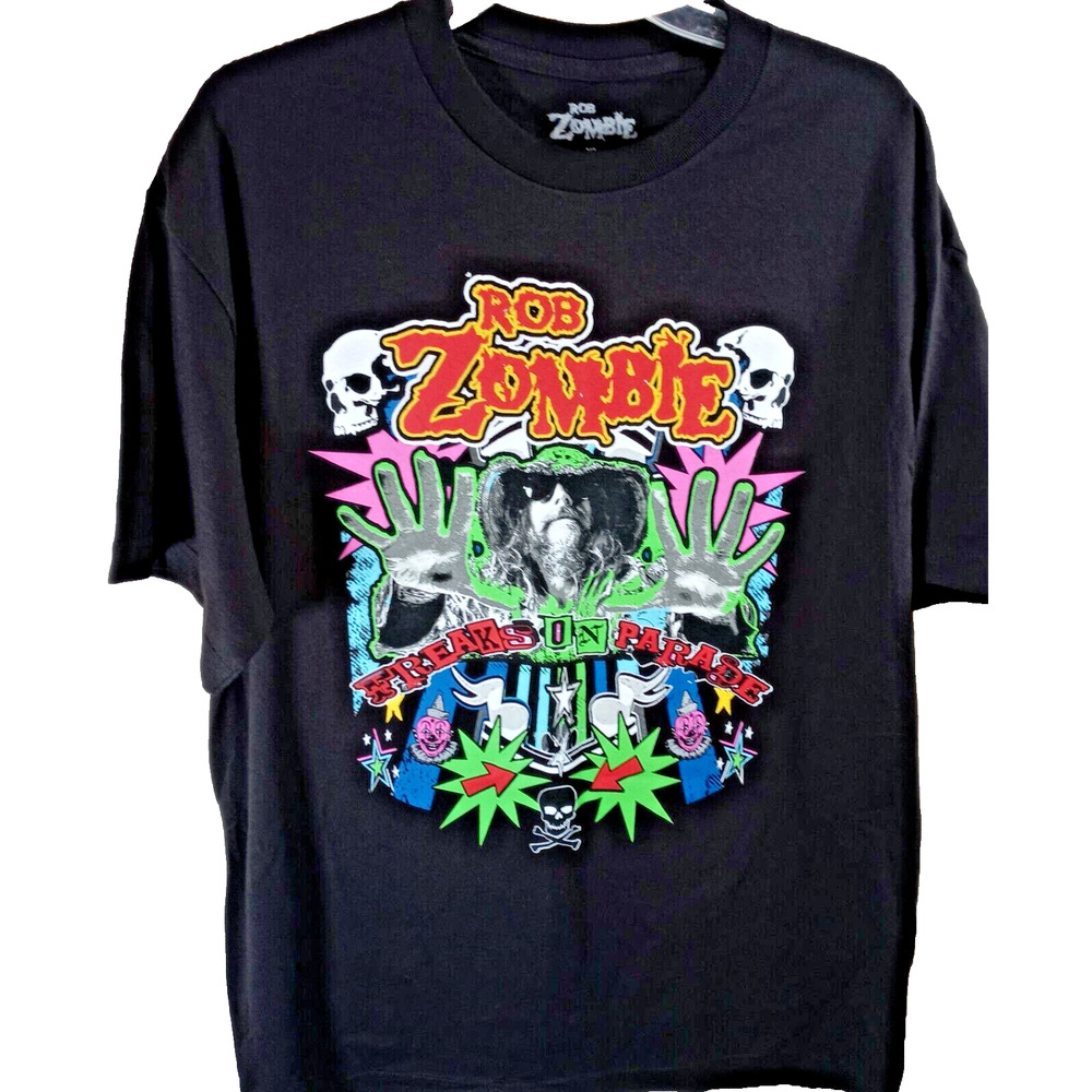 Rob Zombie Freak T-Shirt X-LARGE on Parade Zombie Killer Clown Movie